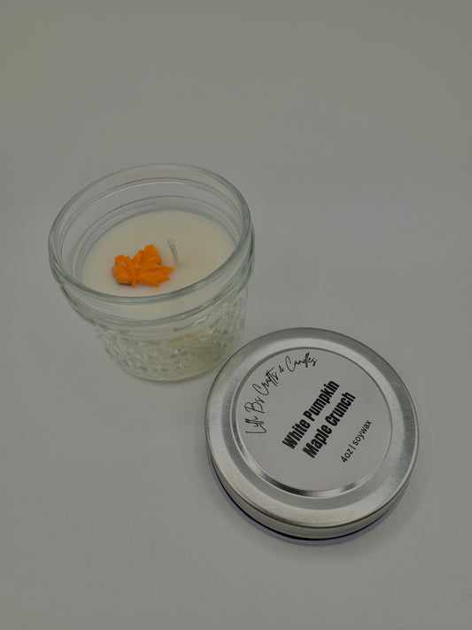 4oz White Pumpkin Maple Crunch Candle